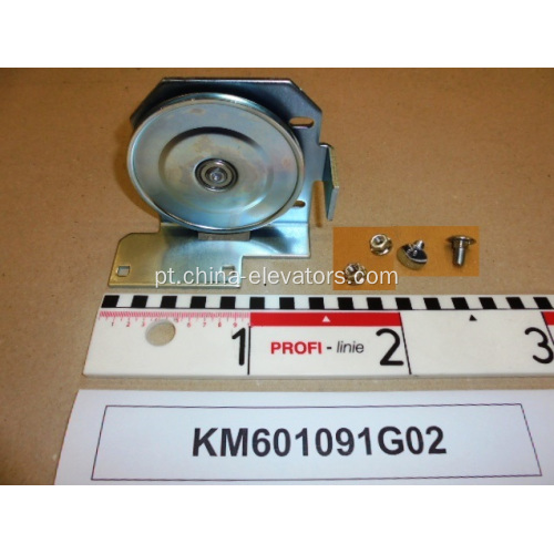 KM601091G02 Polia de corda da porta que desvia a polia deixada para os elevadores Kone